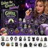 Halloween Countdown Adventskalender mit Acryl-Skelett-Anhänger Geschenke