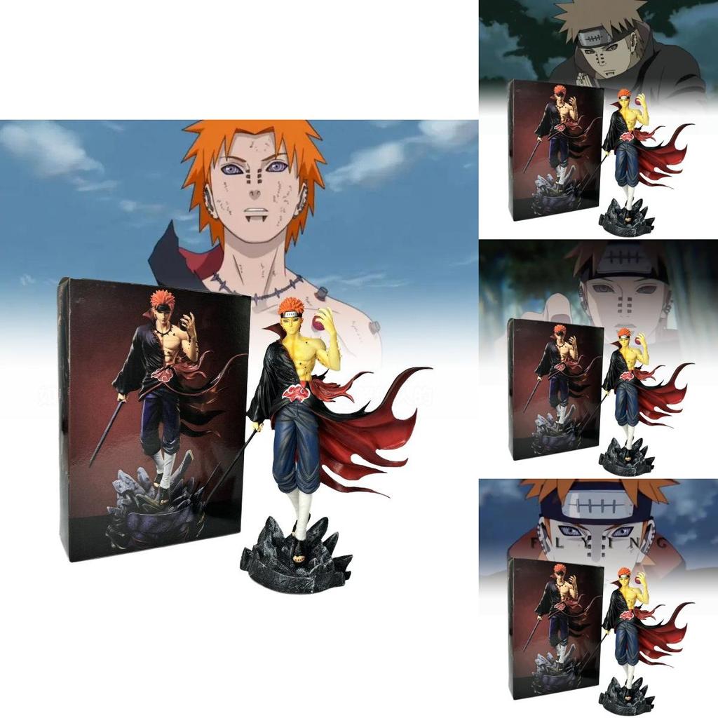 Stunning Naruto Gk Resonance Series Pain Figurine Collectible For Fans 23cm High Quality Pvc