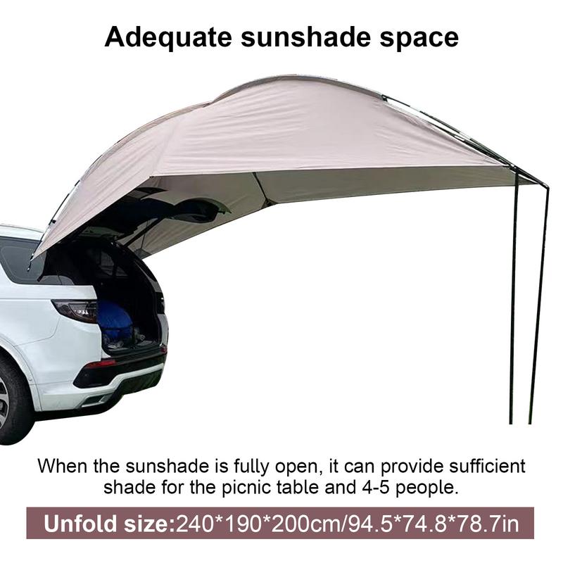 Camping SUV Heckklappenzelt Regendicht Sonnenschutz Autozelt Outdoor Reise Autozelt Markisendach Auto Externes Zubehör