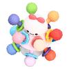 Baby Sensory Teether Toy Balls Chew Teething Ball Rattle Grasping Activities Rattle Sensory Toy