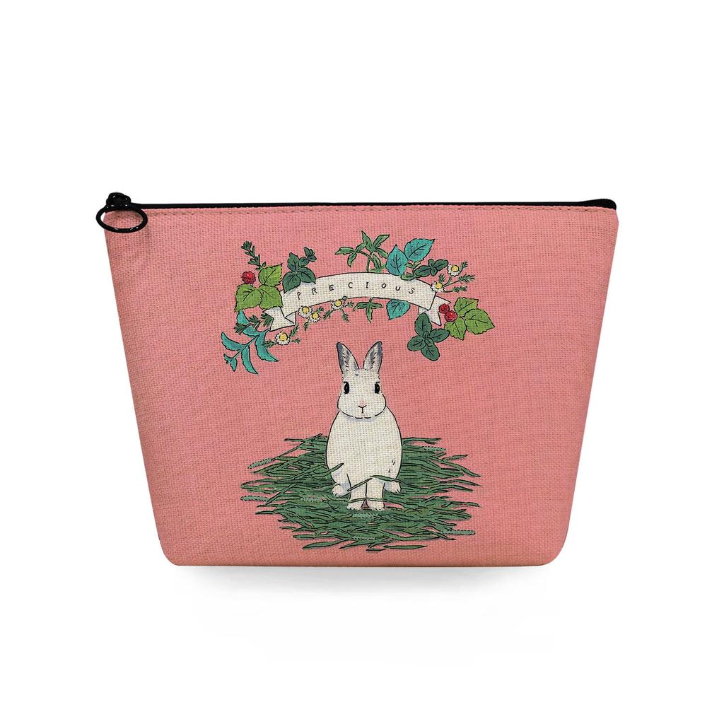 Women Cute Rabbit Print Cosmetic Bag Toiletries Organize Travel Storage Case 6790