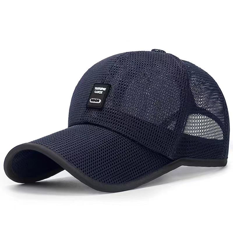 Men's Breathable Mesh Sun Protection Baseball Cap - Casual Summer Fashion