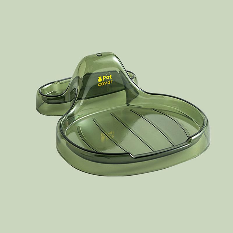 Бытовая подставка для крышек кастрюль с поддоном для сбора капель, не требующая сверления.