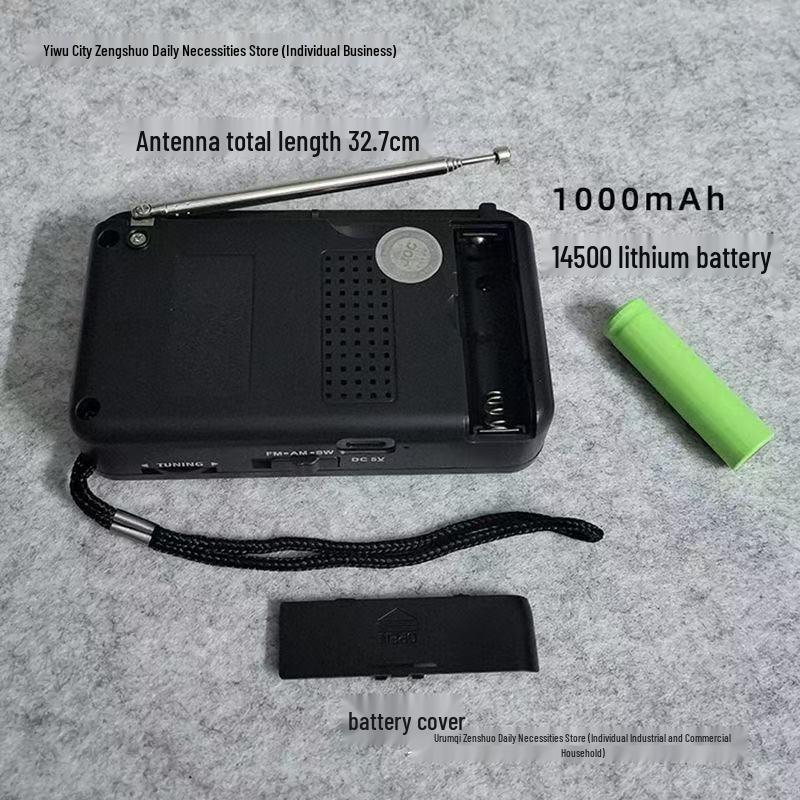 Rechargeable Multifunction Radio with Auto Search and Loud Volume for Seniors