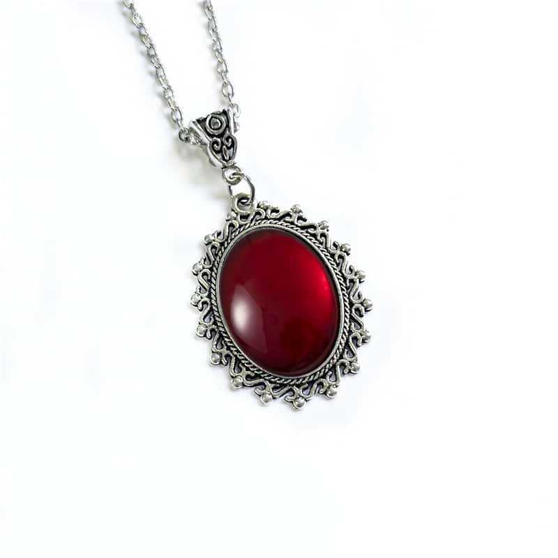 Collana Pendente Gotica Nera Per Donna Con Catena a Croce in Lega Accessorio Gioiello