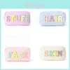 Croughts Style Corduroy Organizer With Letters Design For Portable Toiletry Storage