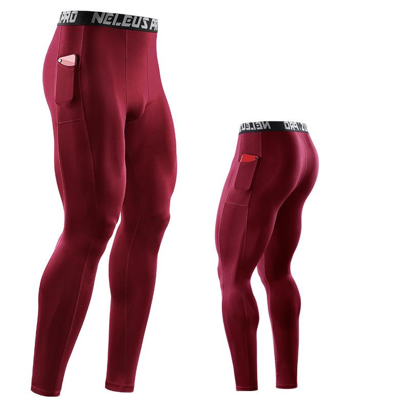 

Мужские активные брюки для спортзала, фитнеса, бега, узкие спортивные леггинсы для мальчиков, тренировочные плотные быстросохнущие брюки для тренировок 4XL красный