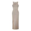 Jack Wills Womens/Ladies Ribbed Crew Neck Slim Maxi Dress