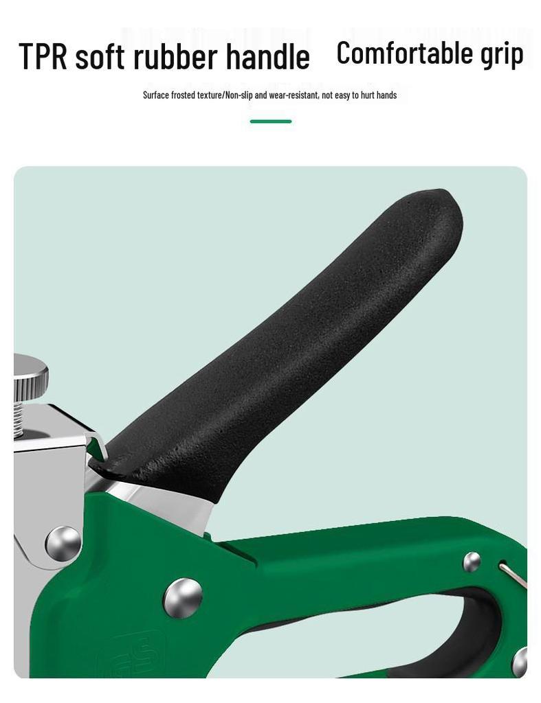 Manual Steel Nail & Staple Gun for Wire Slotting & Woodworking