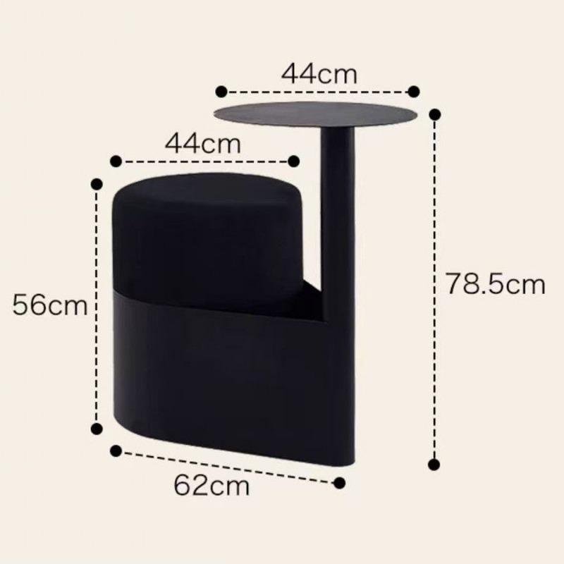 New Design 2-in-1 Modern Minimalist Sofa Side Table with Stool Storage End Table Living Room Furniture