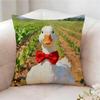 Funny And Cheerful Duck Pillow Case Pillowcase Doublesided Printed Sofa Cushion Bedroom Headboard Pillow