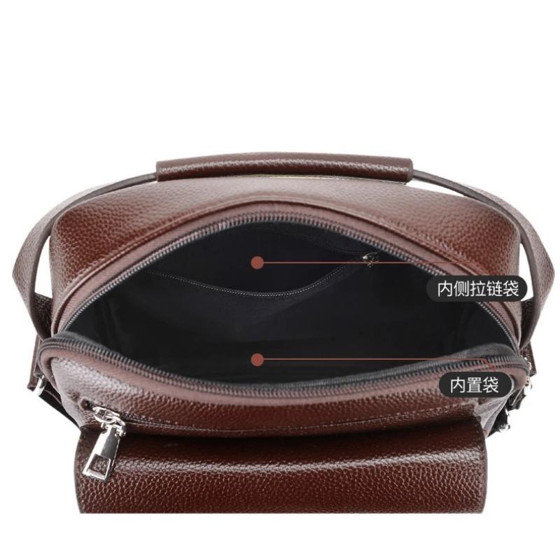 Men's Shoulder Bag with Large Capacity, Waterproof and Wear-resistant