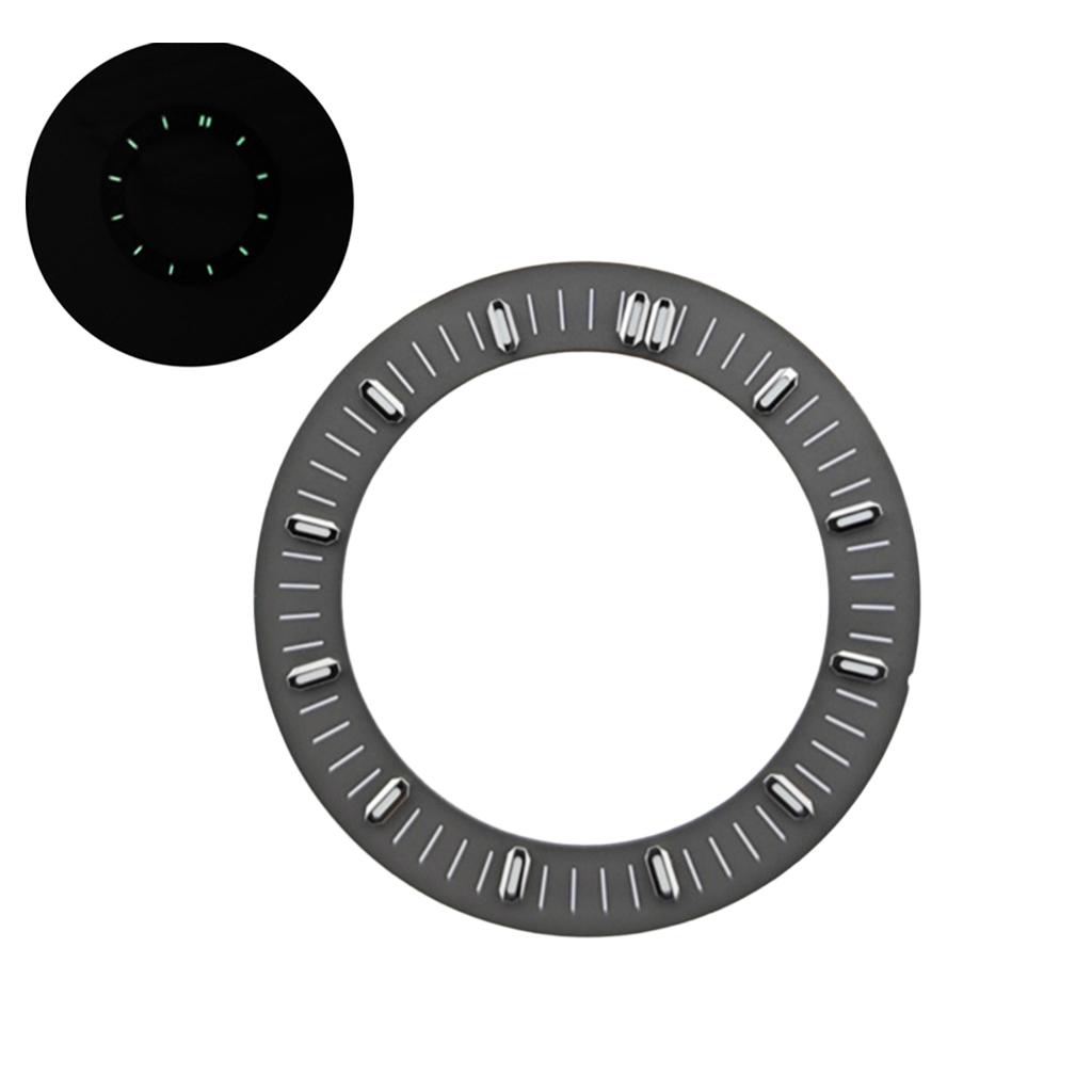 31MM Skelett Zifferblatt für NH70 NH35 NH36 Uhrwerk Grün Leuchtend Mechanische Uhr Modifikationszubehör