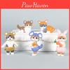 Cat Mofusand Cute Animal Costume Model Ornament Set For Desktop Decoration