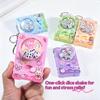 Portable Fidget Dice Keychain,Stress Relief Toy,Unique Gift Dice Gaming Stress Reliever Decision Maker Novelty Gift For Her Him