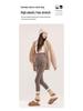 Maternity Sharkskin Yoga Leggings - Fleece-Lined for Spring & Autumn 2025