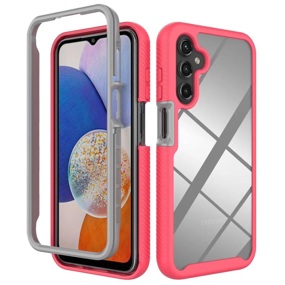 Hybrid Rugged Otter Armor Box Shockproof Case for Samsung A16 A15 A25 A35 A55 A05S A04S A24 A34 A54 TPU Transparent Back Cover