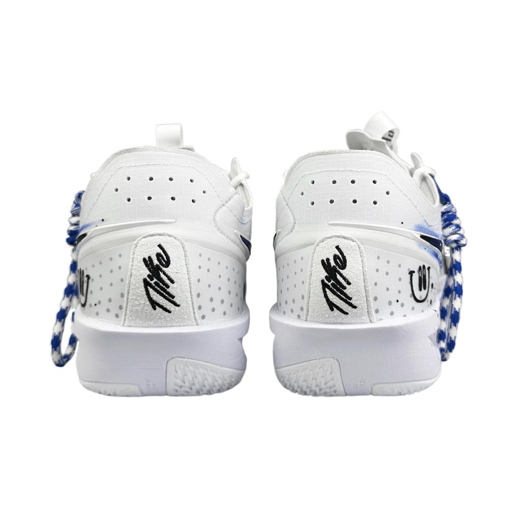 Nike GT. Scarpe da Basket Unisex Basse Cut 3 Bianco Blu DV2918-102(Team373-)