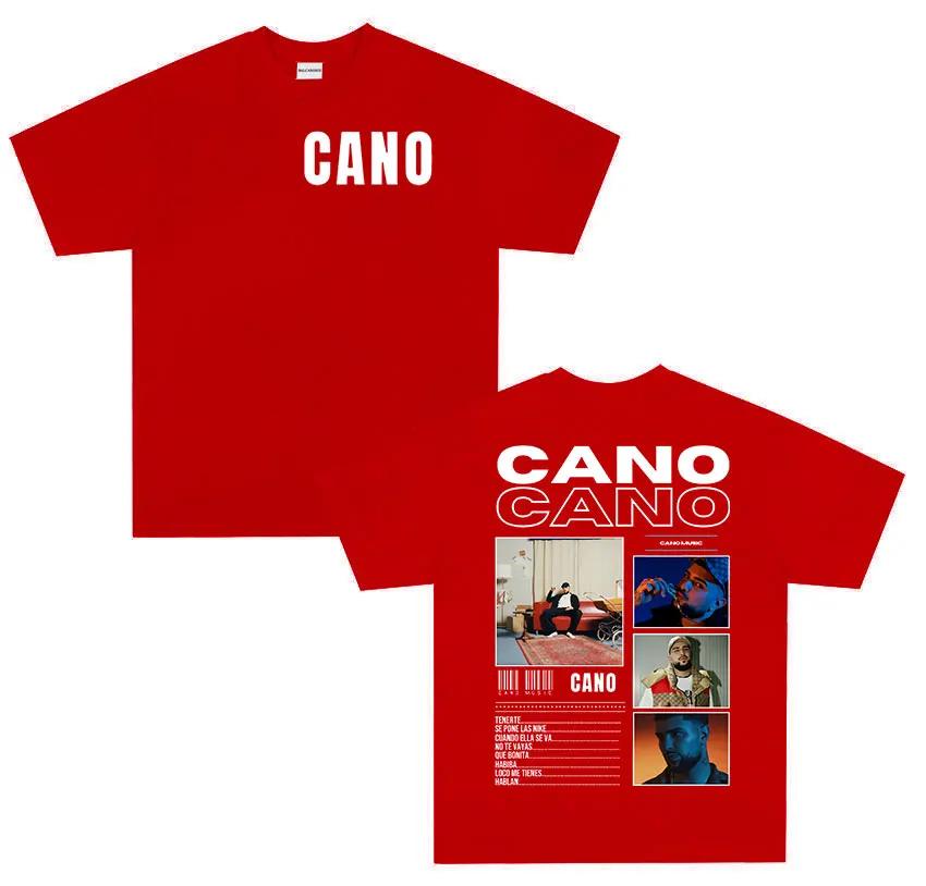Hot Singer Cano Tour New Album Cover Poster Graphic Print T-shirt Man Women Gothic Short Sleeves Unisex Cotton Streetwear Harajuku Summer New  Tee