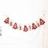 Handmade Burlap Christmas Decorations: Merry Christmas Bunting and Stockings
