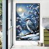 5D DIY Full Round Drill Diamond Painting Animals In Snow Kit Home Decoration