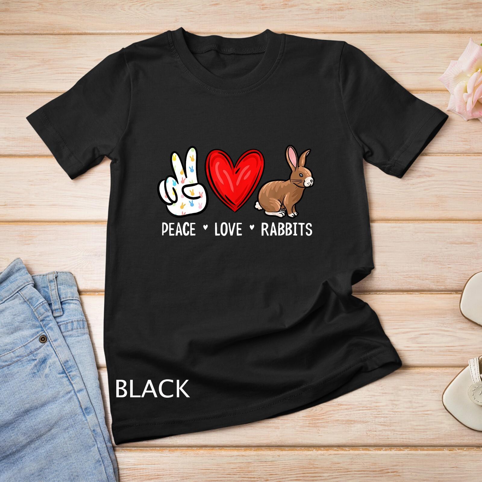 Rabbit Lover Shirt Funny Rabbit Tee Rabbit Gifts Bunny Unisex T-Shirt Mens Womens Tees Top M