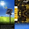 LED Solar Light String 8 Functions Outdoor Waterproof Lawn Starry Sky Christmas Garden Courtyard Decoration Atmosphere Lights