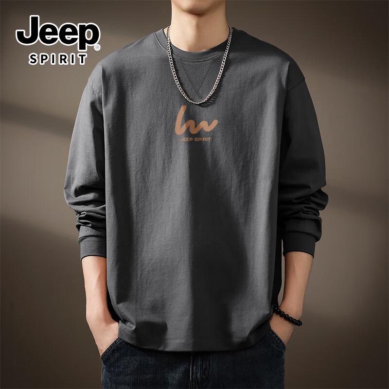 Мужская хлопковая толстовка JEEP SPIRIT с круглым вырезом L