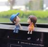Car Accessories Cute Cartoon Couples Action Figure Figurines Balloon Ornament Auto Interior Dashboard for Girls Gifts