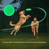 Svietiaci psí frisbee, Mäkký fluorescenčný lietajúci disk pre vonkajší tréning, Odolná hračka odolná proti uhryznutiu pre psov 20 cm