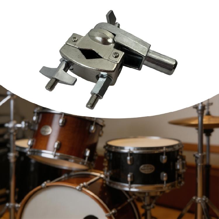 Multi Angle Adapter Bracket Adjustable Cymbal Stand Clamp Metal Drum Rack Clamp Percussion Parts for Drum Performances