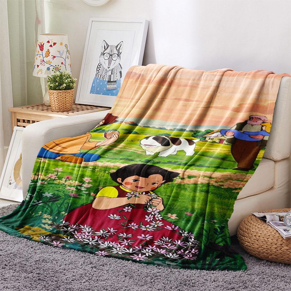 Alpine Girl Blanket, High quality Comfortable for All Seasons, Home Decor, Warmth and Comfort