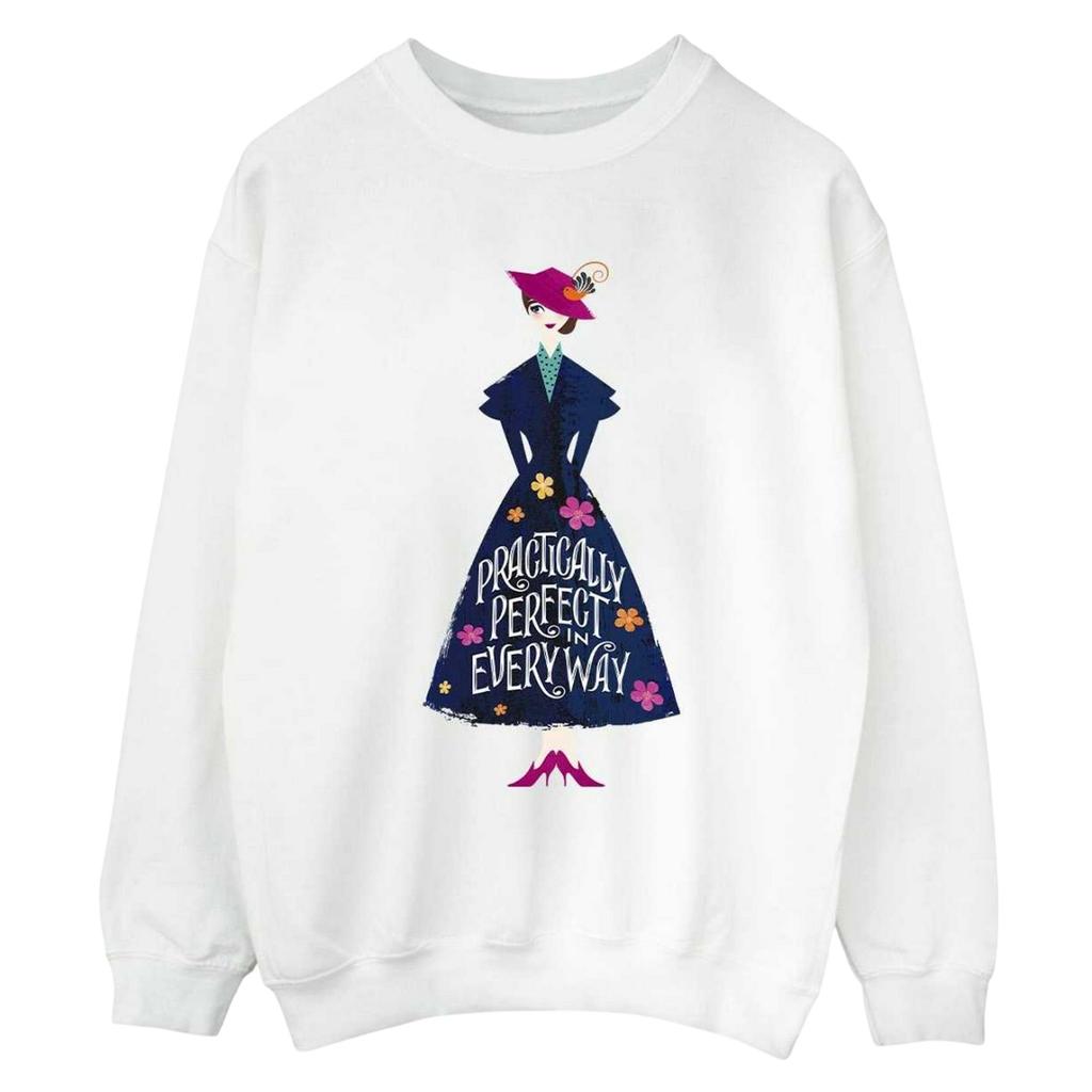 Mary poppins Womens/Ladies Practically Perfect In Every Way Standing Sweatshirt