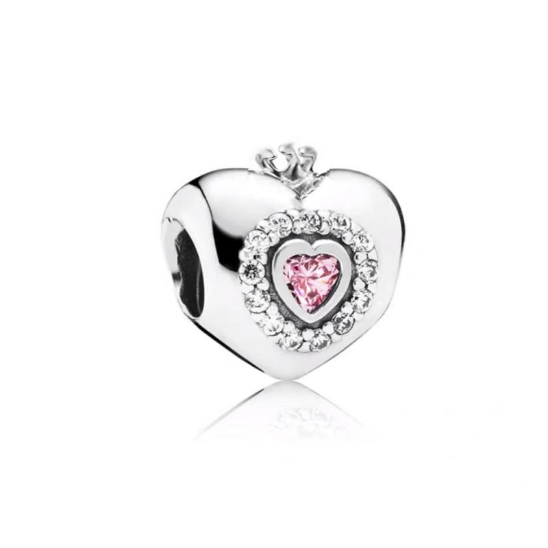 Original Pink Charm Fit Original Bracelet Camera Family Tree&Heart Cupcake Crown Cherry Blossoms Beads Diy Jewelry Gift