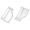 2Pcs Seat Belt Buckle Cover Trim Cap Matt Plated Protective Stylish High Hardness Replacement for Benz Vito W447