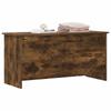 Storage Chest Smoked Oak 100 X 40 X 50 Cm