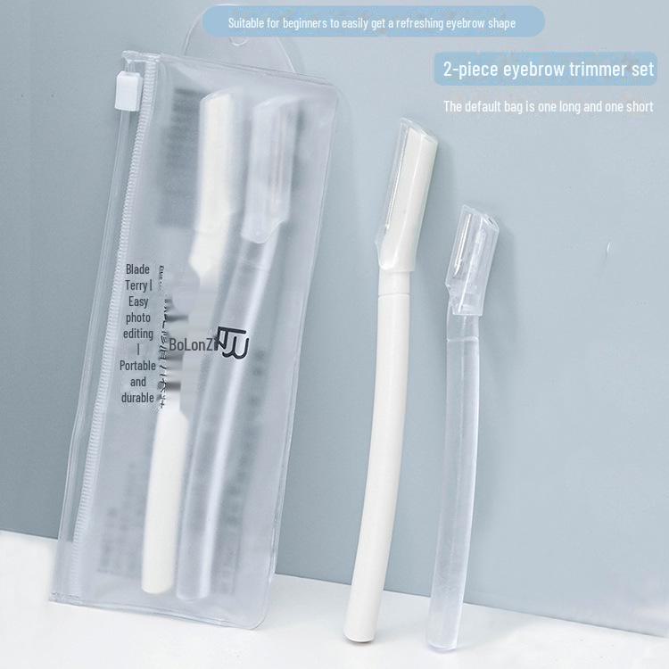 Advanced Anti-Scratch Eyebrow Trimmer & Shaving Tool Set for Beginners