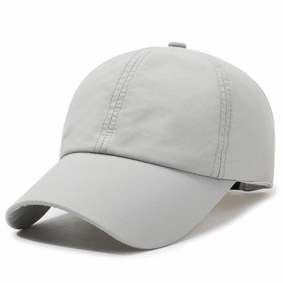 Sommer Schnelltrocknende Baseballkappe mit Loch für den Pferdeschwanz für Herren, Sonnenschutzhut, Sportkappe für Damen, Campinghut