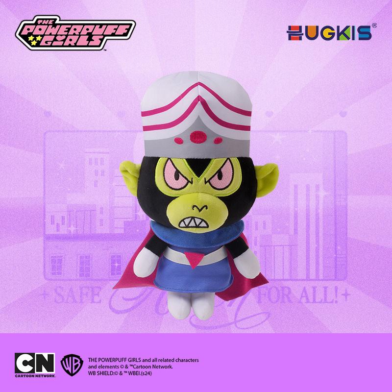 14·25cm The Powerpuff Girls Stuffed Dolls Movie Villains Princess Morbucks and Mojo Jojo Plush Keychain Dolls