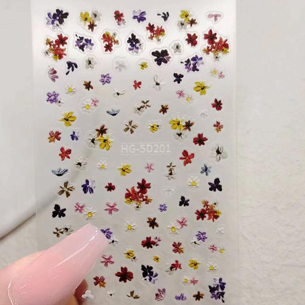 1pc Ocean Nail Art Stickers 5D Summer Starfish Seashell Nail Decals Decoration Y2K Embossed Nail Art Supplies Manicure Slider