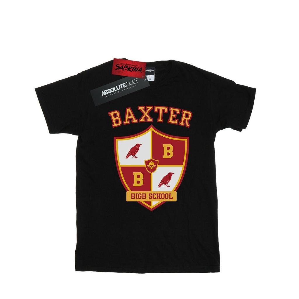 The Chilling Adventures Of Sabrina Womens/Ladies Baxter Crest Cotton Boyfriend T-Shirt