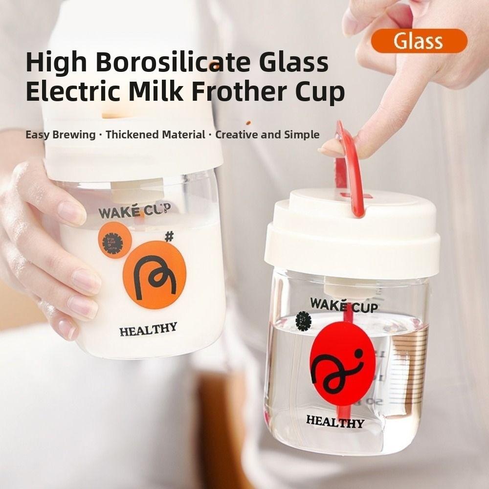 300ml Rotating Blender Mug Clear High Speed Stirring Cup Durable Protein Shake Bottle  Kitchen