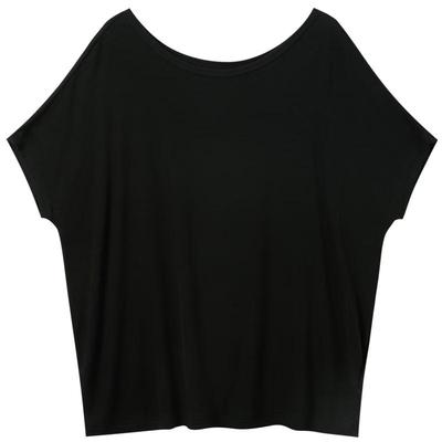 T-shirt Sancai με μείγμα Lyocell, χαλαρή εφαρμογή, κοντομάνικο