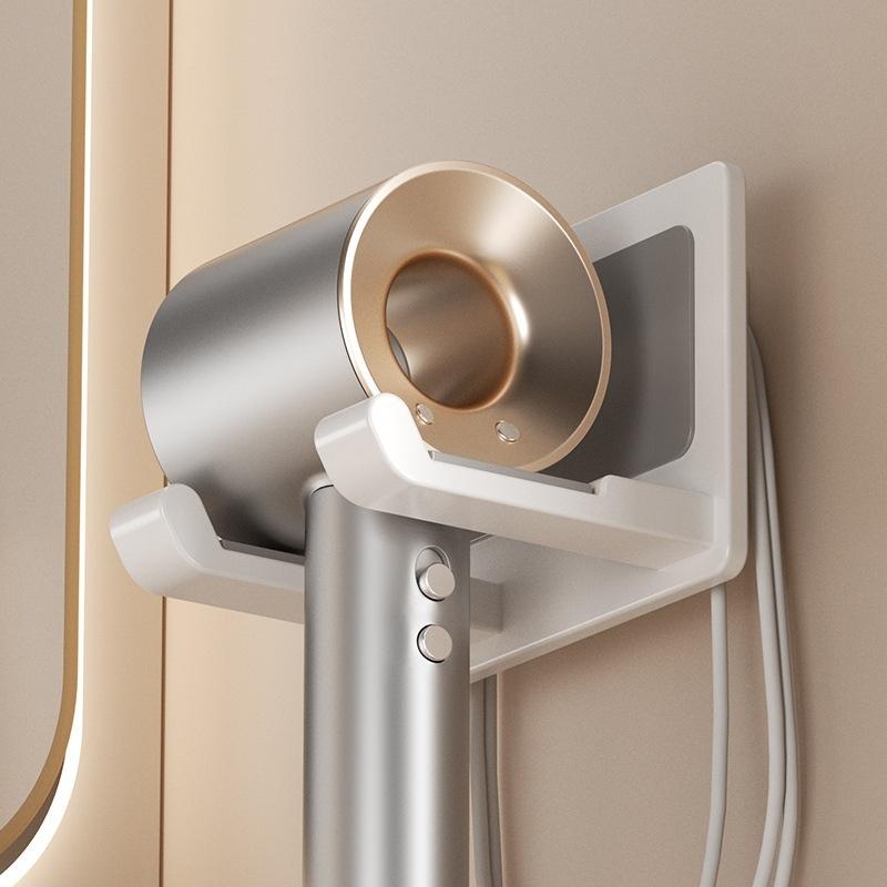 Hair Dryer Holder Wall Dryer Cradle Straightener Stand Hairdryer Organizer Box Toilet Blower Holder Shelf Bathroom Accessories