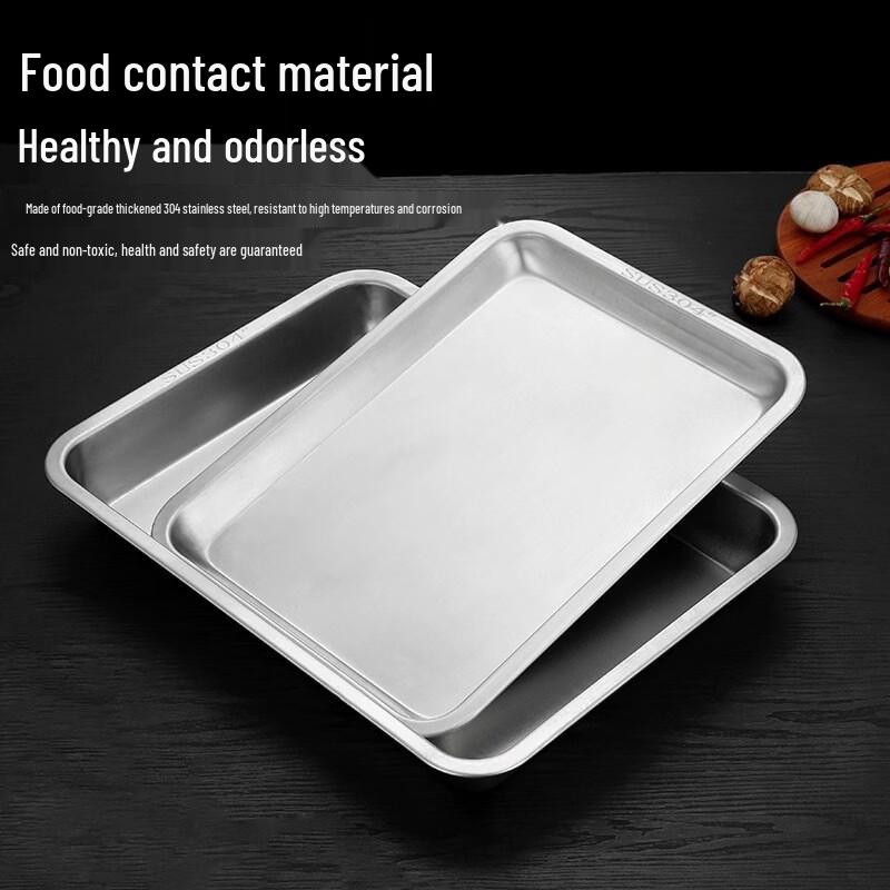 Food Grade Stainless Steel Square Tray