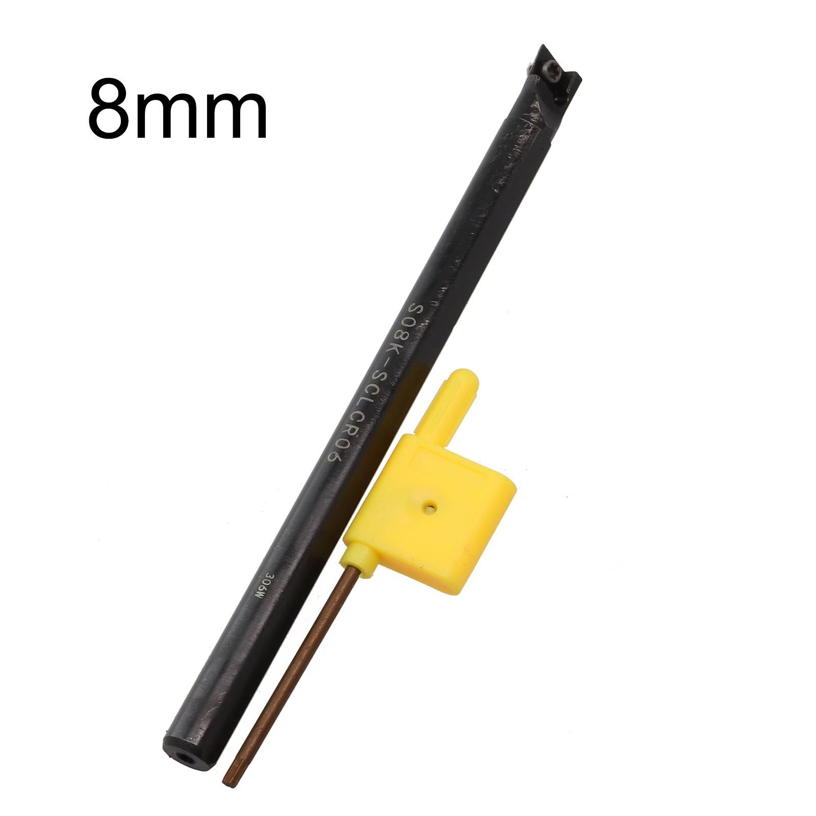 

1 комплект токарного инструмента CCMT060204-HM Вставка из карбида PVD S08K-SCLCR06 Boring Bar