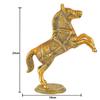 Horse Oxidized Metal Gold Polish One Pcs Set for Your Home, Office Table Decorative Gift Article Pack of 1
