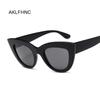 New Retro Fashion Sunglasses Woman Brand Designer Vintage Cat Eye Black Sun Glasses Female Lady Uv400