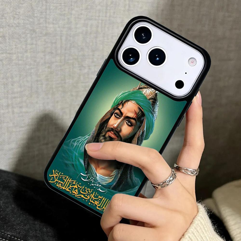 Capa Case for iPhone 17 Air 16 Pro Max 15 Plus 11 13 Mini 14 12 Back Phone Cover Imam Hussain Shia Ali