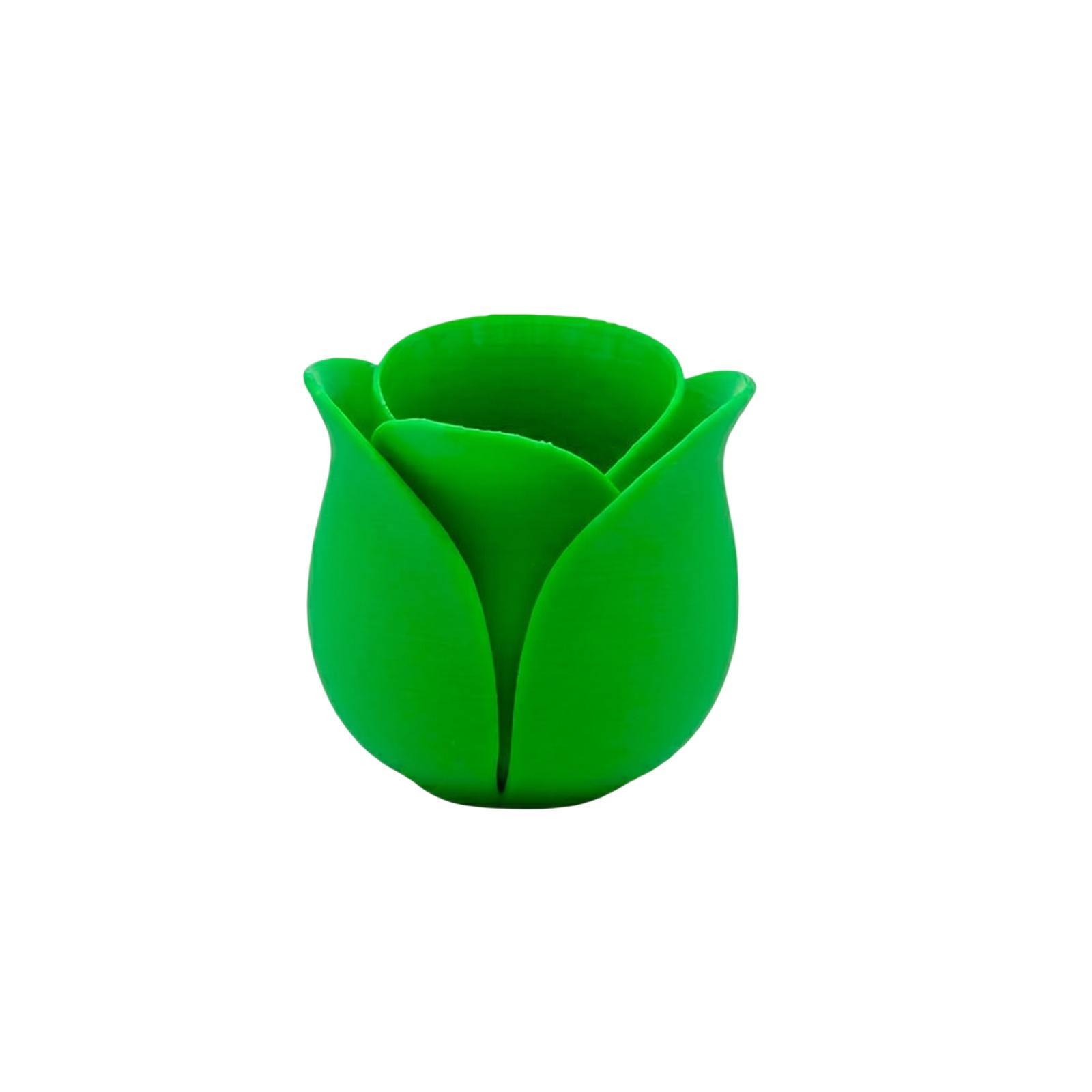 

Rose Shaped Small Flower Pot Succulent Plant Decorative Planter Resin Material Indoor Outdoor Use Suitable for Small Plants and Bonsai Display One Size зелений